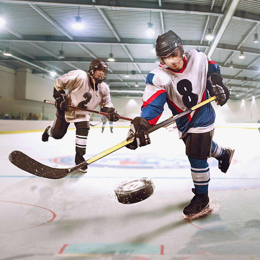 Sports-Complex-with-Hockey-Players-