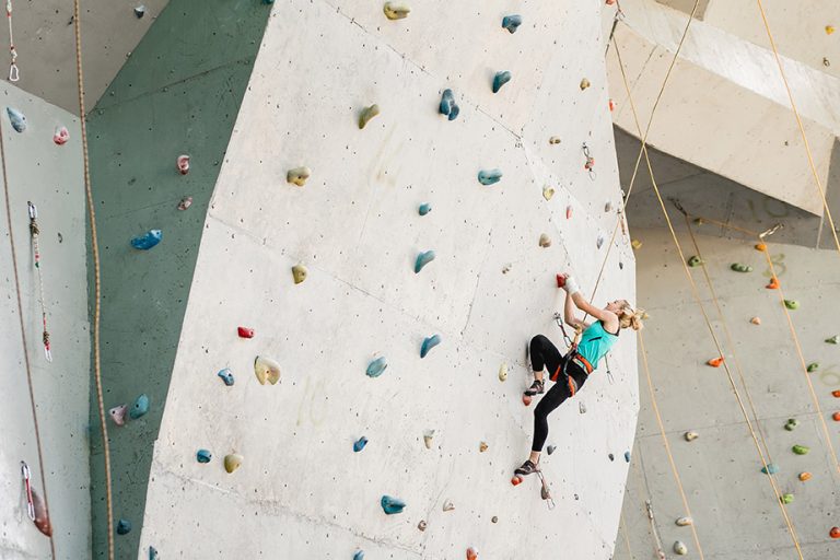 Sports Complex with rock climbing features