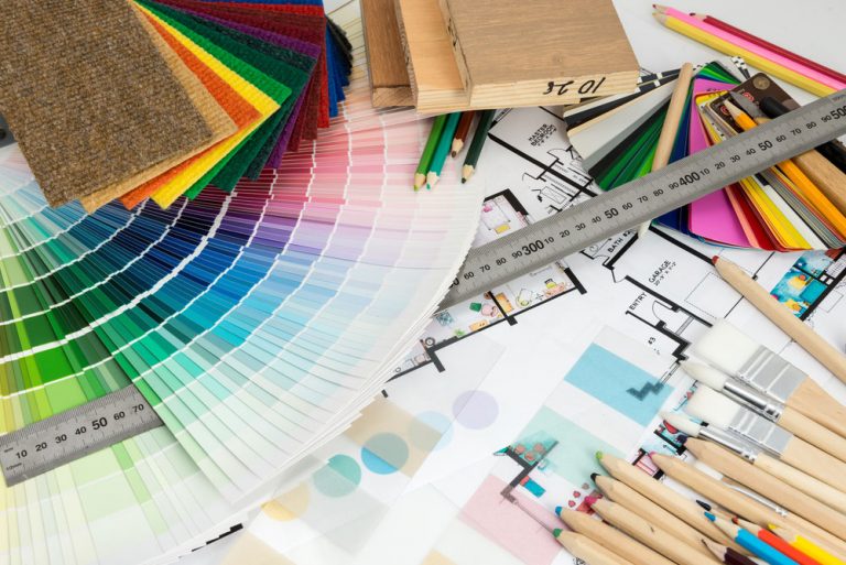 Color schemes and materials