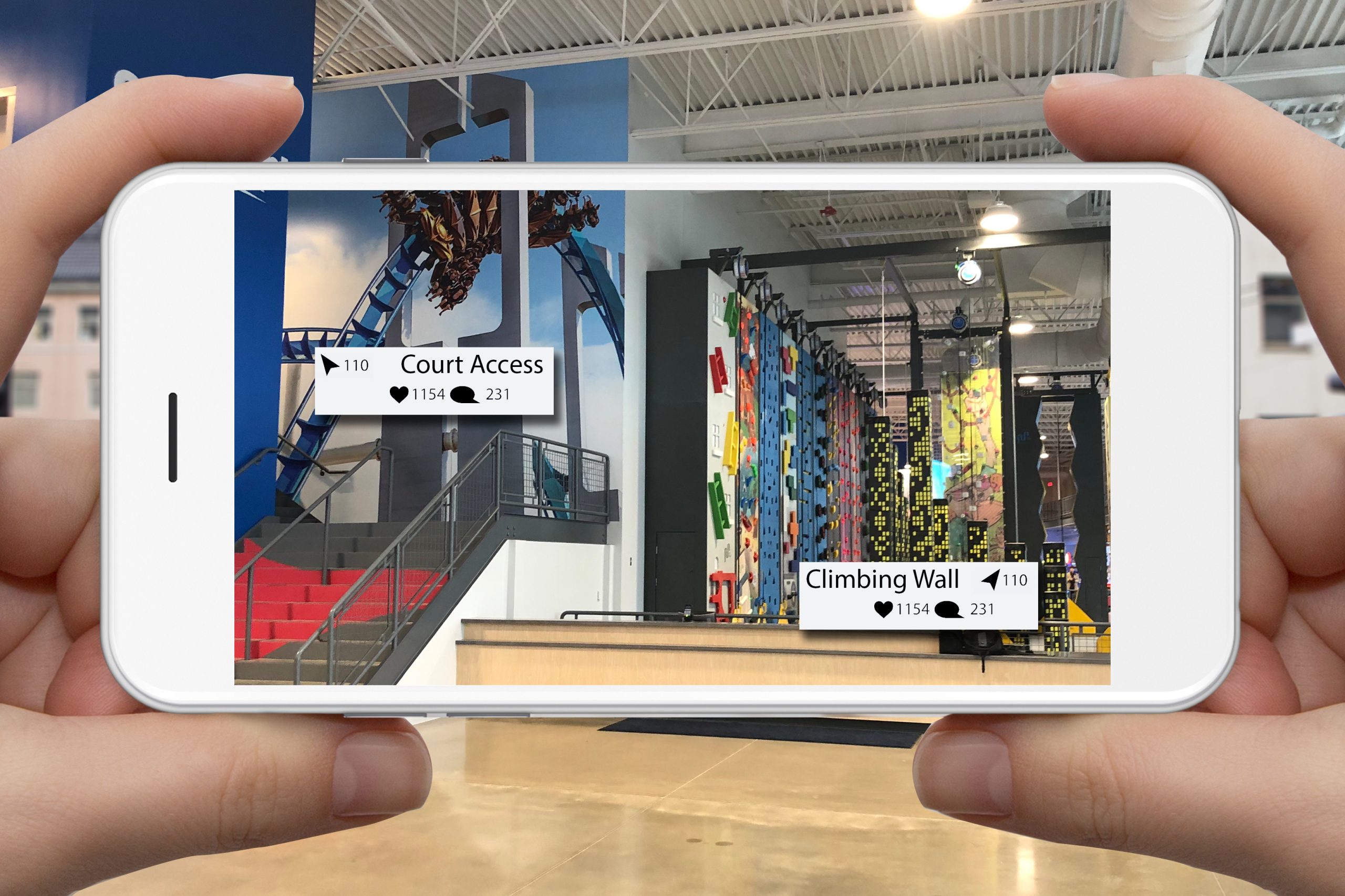 Improving Guest Experience with Augmented Reality Sports Facilities