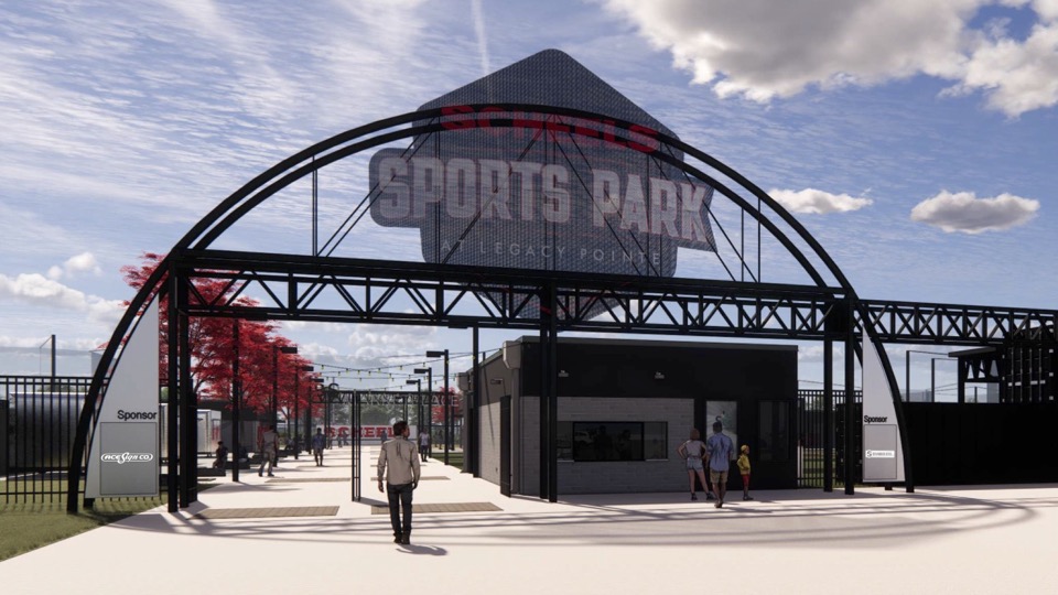 Scheels Rendering entrance