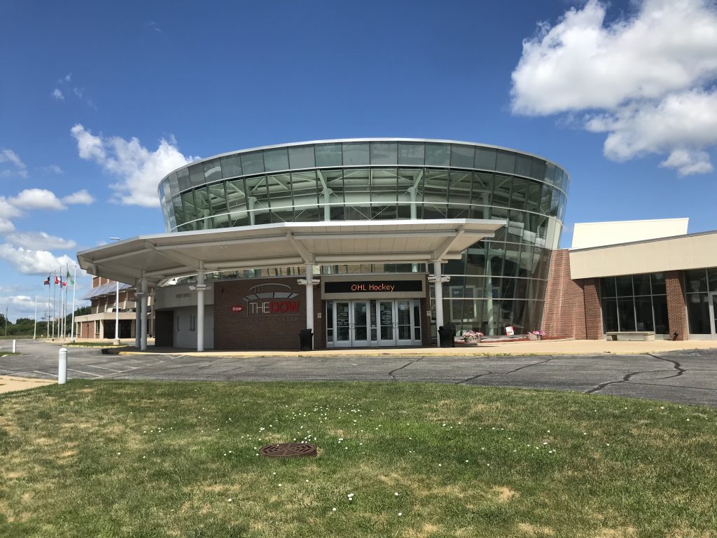 The Dow Event Center Source WeaponizingArchitecture on wikimediacommons