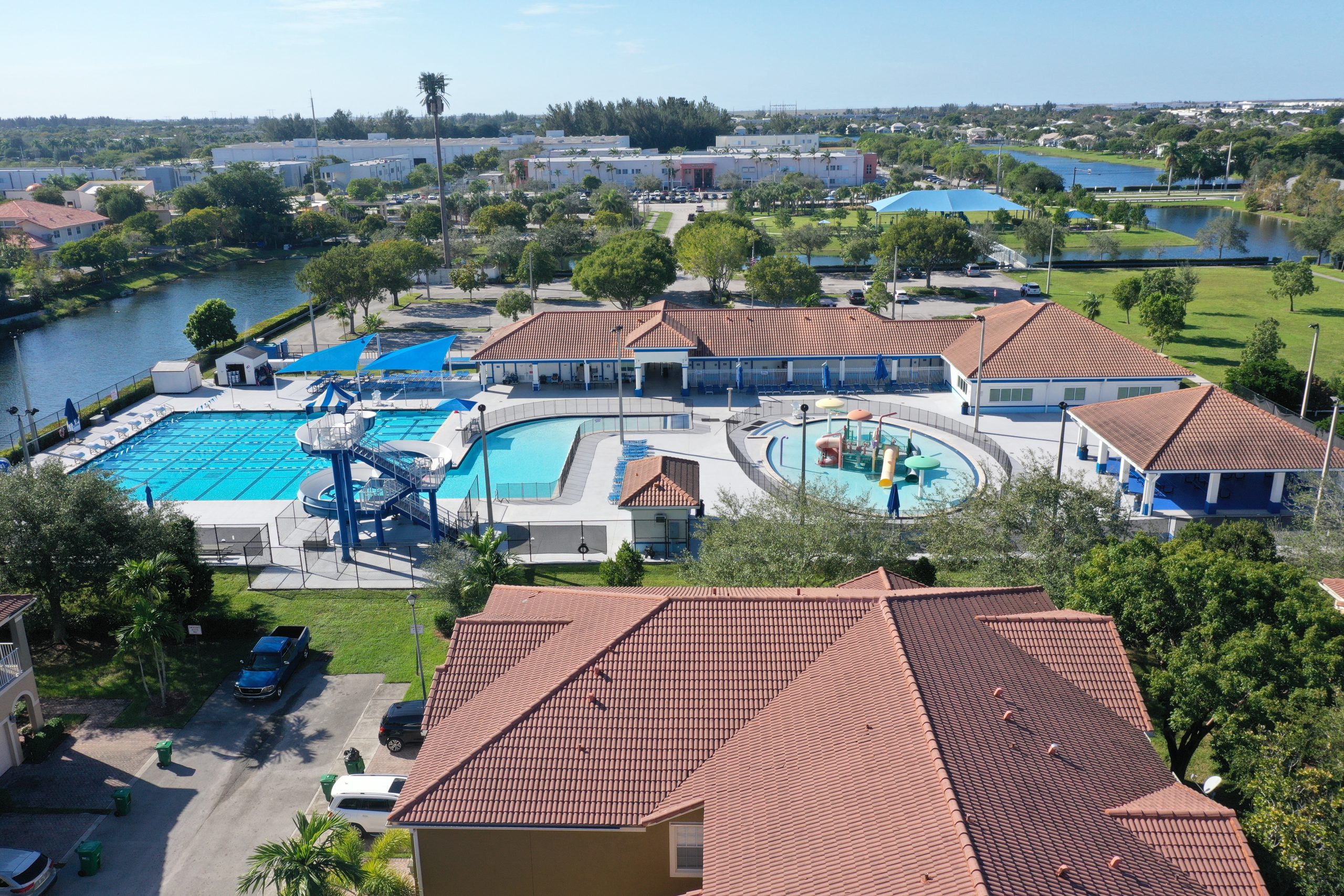 aerial view community scaled