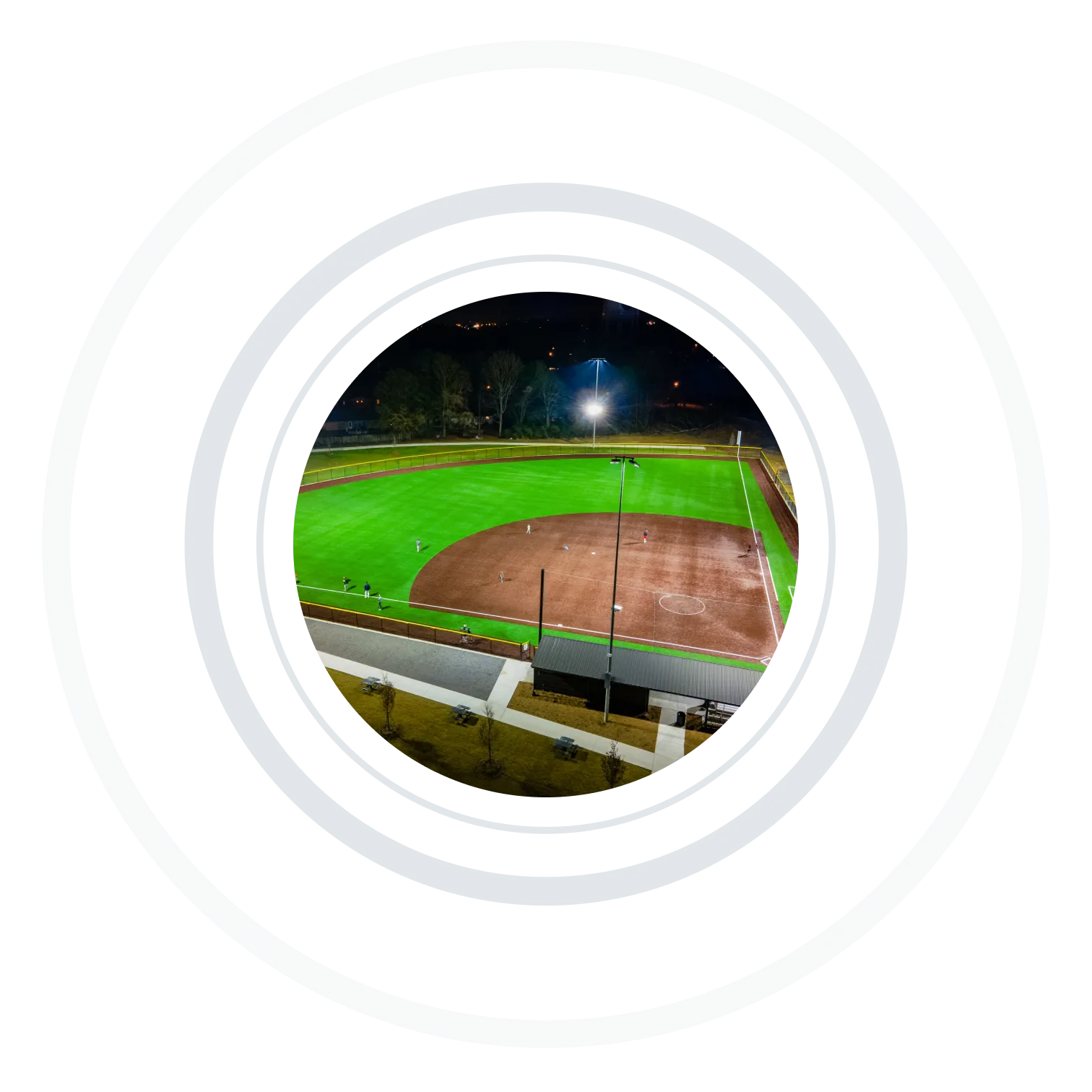 facility baseball and softball diamonds