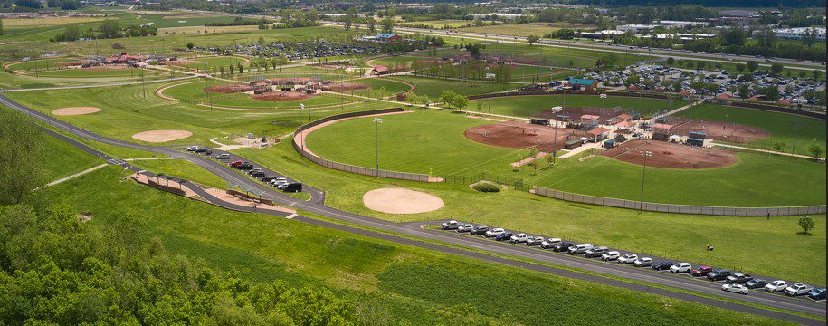 Baseball Drone Photo