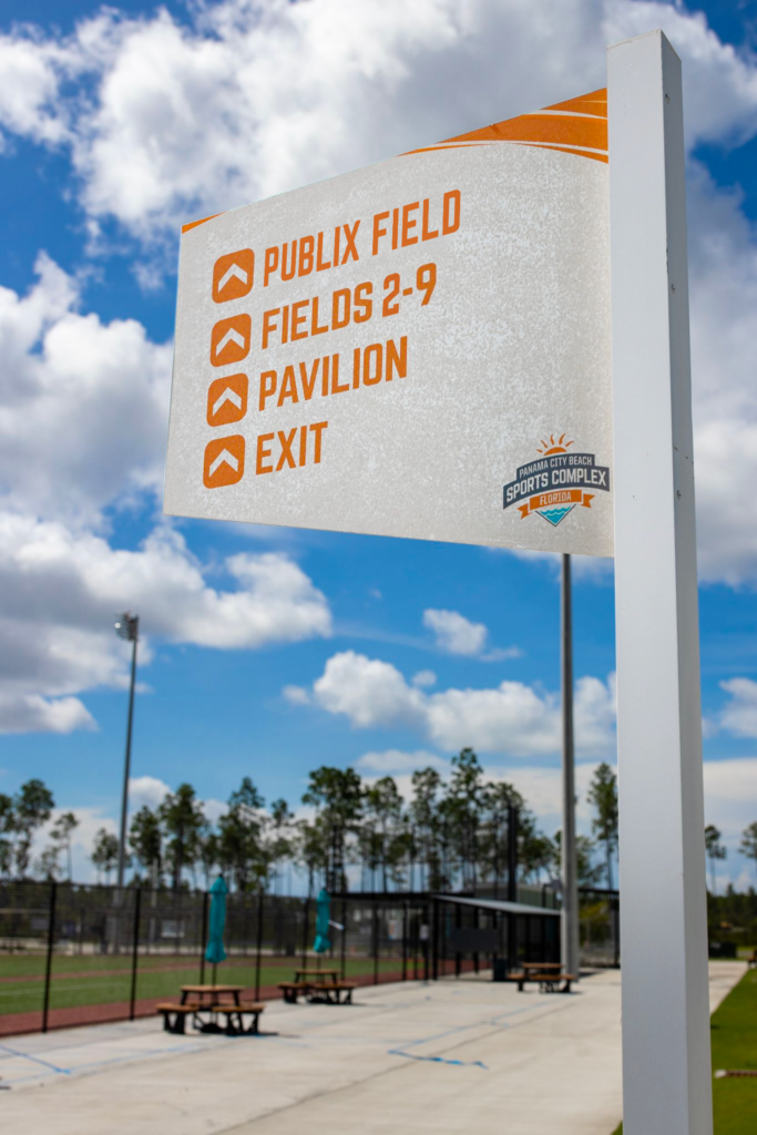 PCB Publix Field 1 Sign Post
