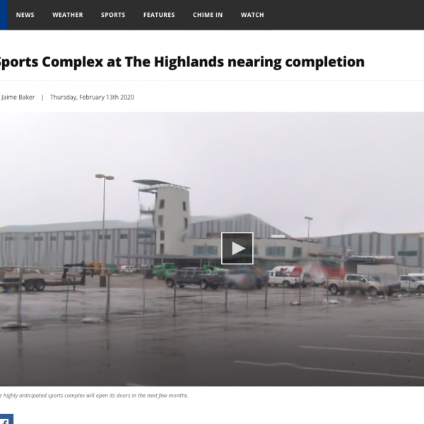 Highlands Sports Complex News Story