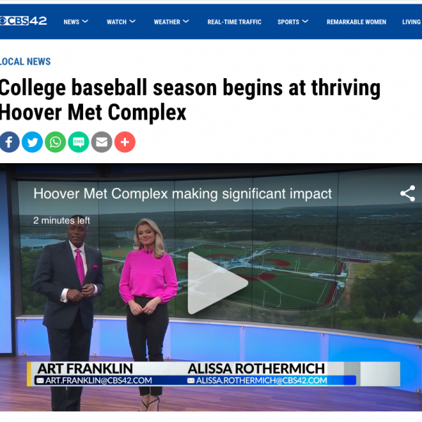 Hoover Met CBS 42 Story